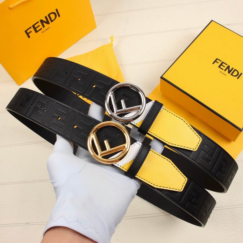 Fendi Belt 38mmX95-125cm 7D84